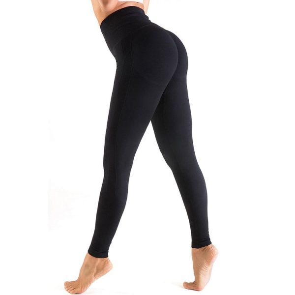 Seamless High Stretch Hip-Lifting Yoga Leggings - Image 2