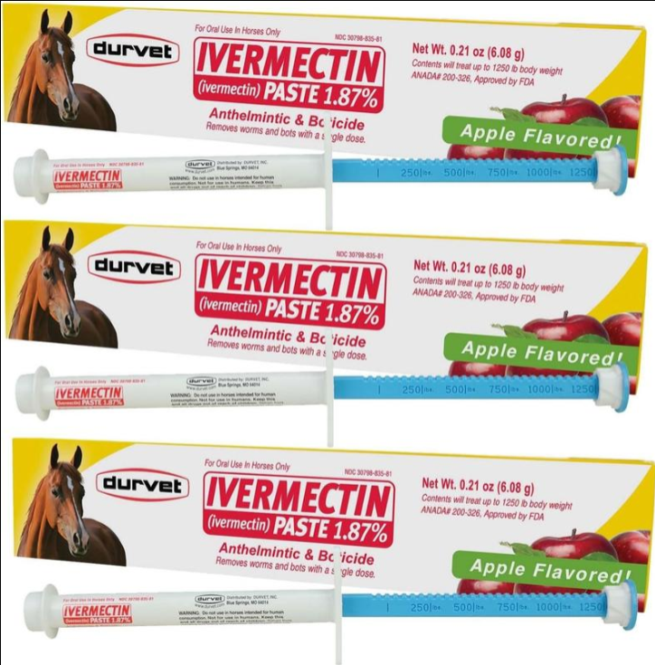 ivermectin Horse Paste 1.87% 6.08g Tubes